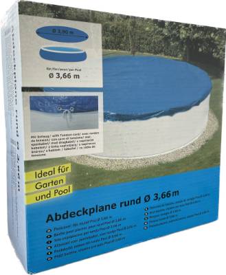 Prelată pentru acoperirea piscinei  Ø 366 cm, bazin rotund (AMBALAJ DETERIORAT)
