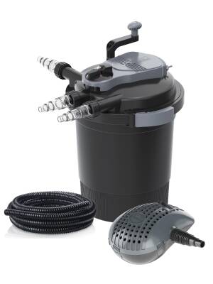 HEISSNER SET COMPLET FILTRARE - FILTRU+POMPA+UVC 10000L