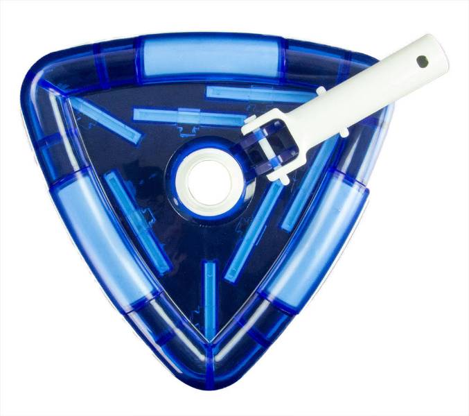 Cap aspirator triunghiular transparent